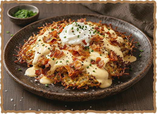 Loaded Potato Pancakes